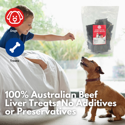 100% Australian Beef Liver Treats for dogs 1kg