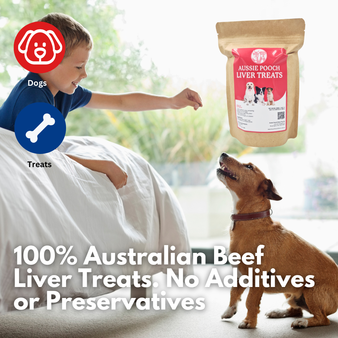 100% Australian Beef Liver Treats for dogs 200g