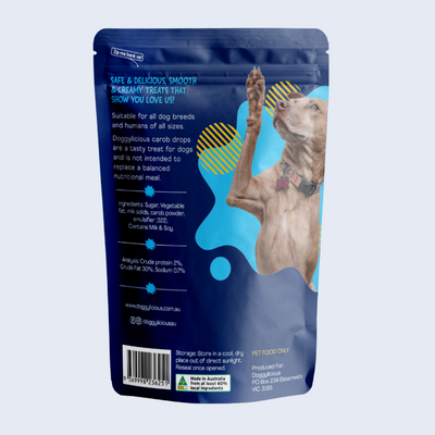 Doggylicious Carob drops 1KG