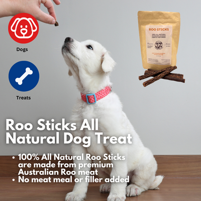 Roo Sticks All Natural Dog Treat - 15 pack