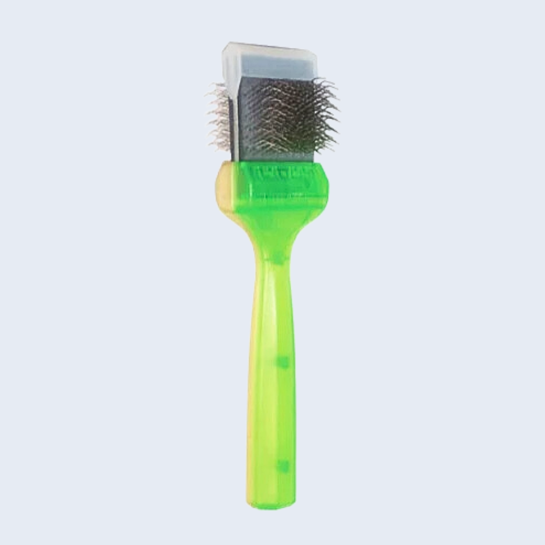 Brush Single Green/Gold SilCoater