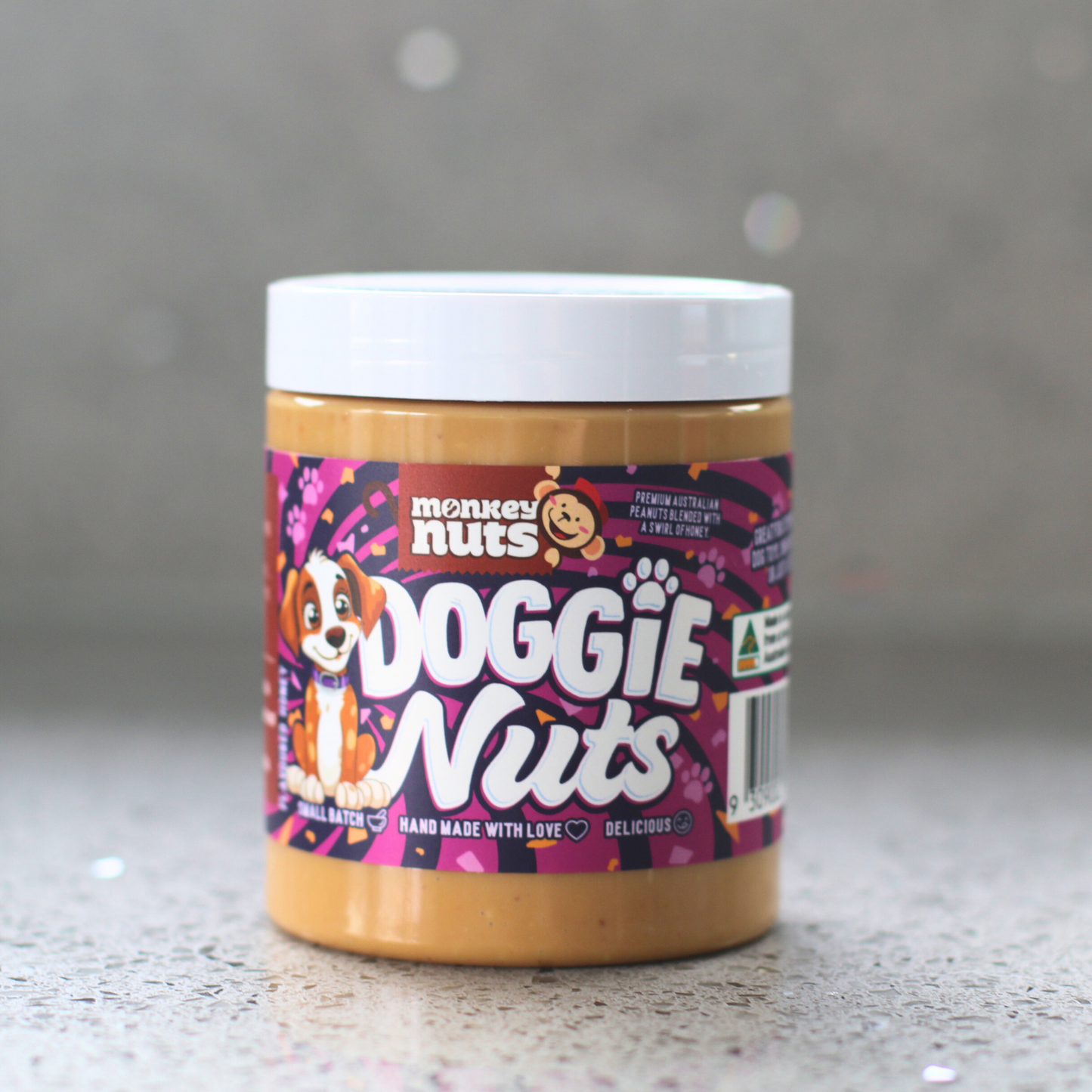 Doggie Nuts – Aussie Peanut Butter with Honey for Dogs 100% Natural Treat
