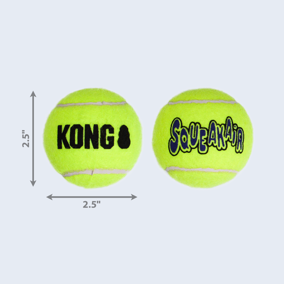 KONG AirDog Squeaker Balls Medium 3 pk
