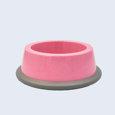 Large Pink Dog Bowl