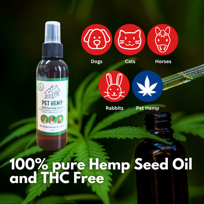 Pet Hemp 100% Pure Hemp Seed Oil 125ml