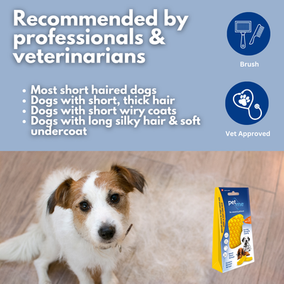 Pet + Me Silicon Brush - Yellow