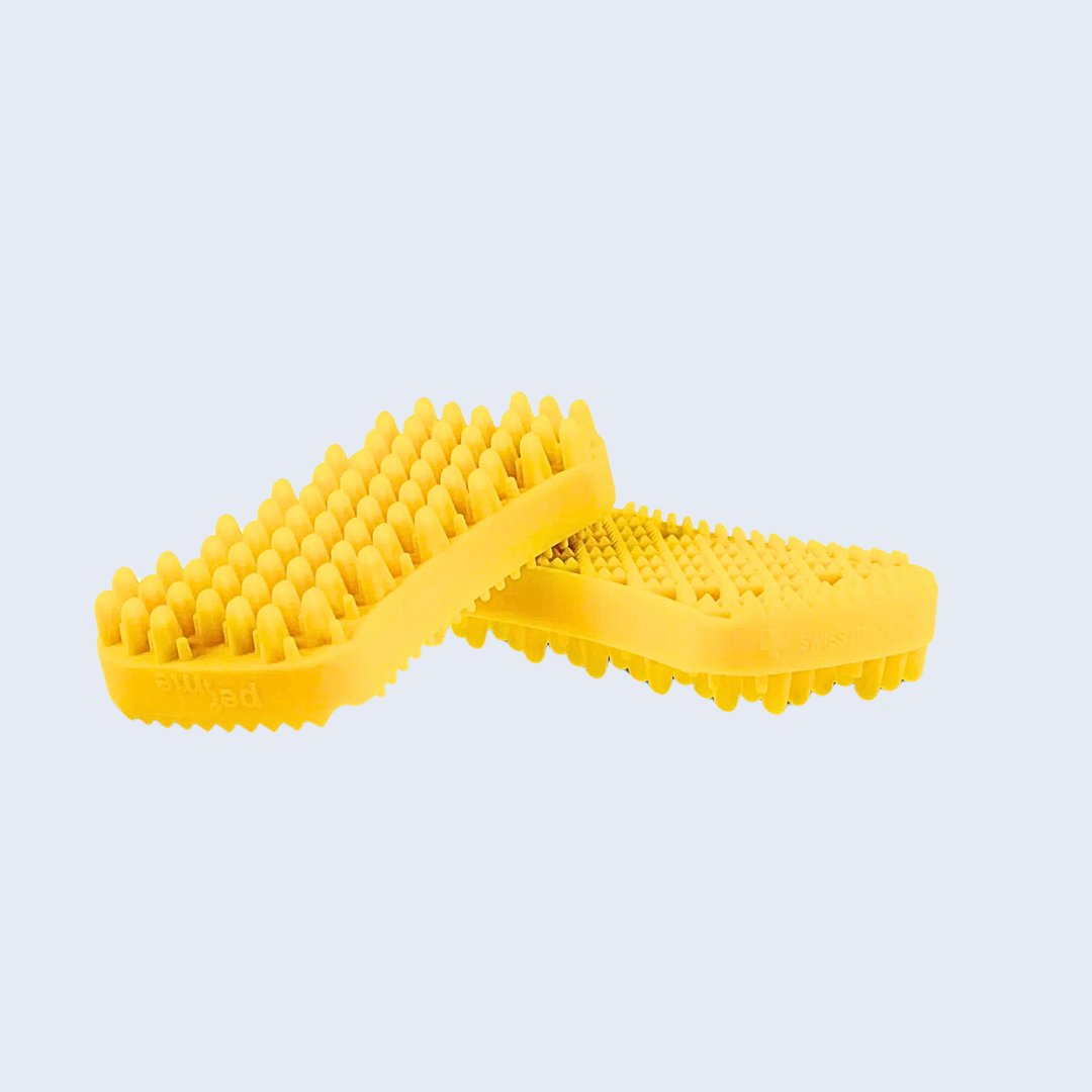 Pet + Me Silicon Brush - Yellow