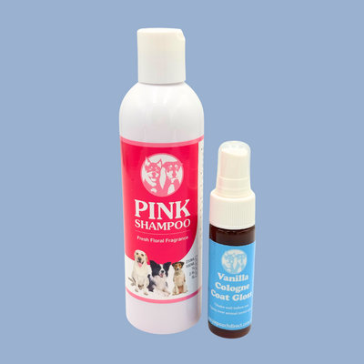 Aussie Pooch Pink Glow Dog Shampoo Bundle – Radiance & Hydration Blend