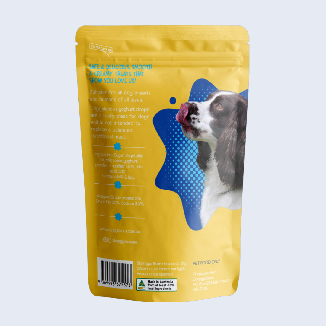 Doggylicious Yoghurt Drops 250g
