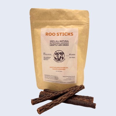 Roo Sticks All Natural Dog Treat - 15 pack