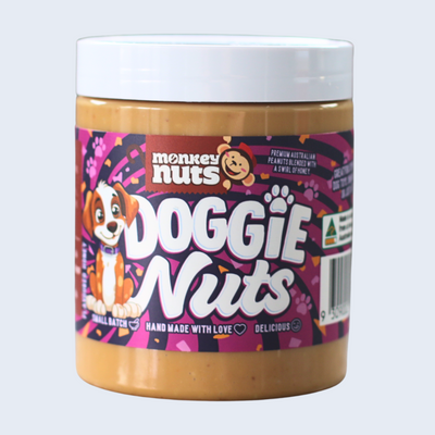 Doggie Nuts – Aussie Peanut Butter with Honey for Dogs 100% Natural Treat