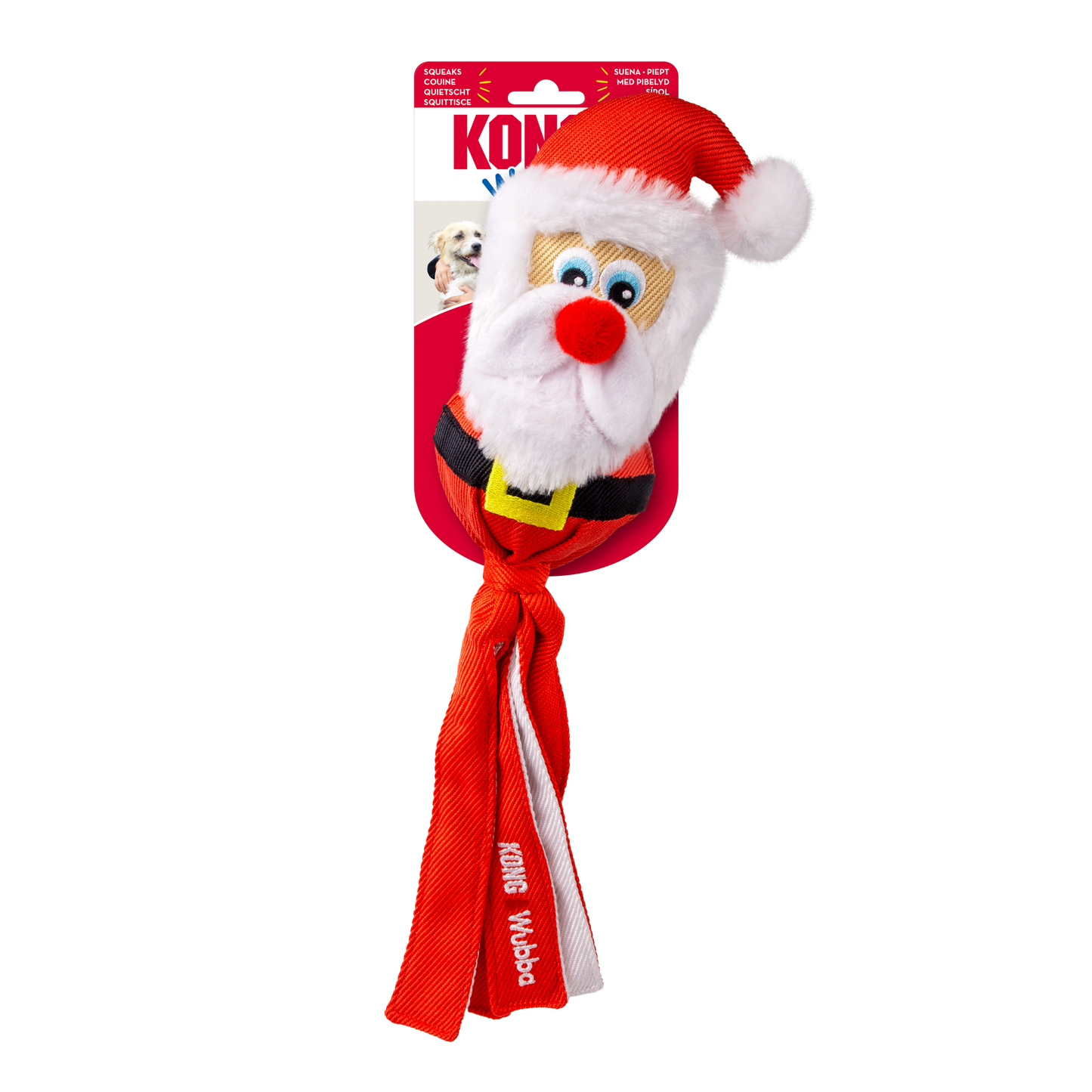 KONG Holiday Wubba Assorted Large