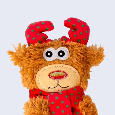 KONG Holiday Kickaroo Reindeer Christmas Toy