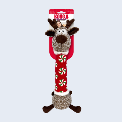 KONG Holiday Shakers Luvs Christmas Reindeer