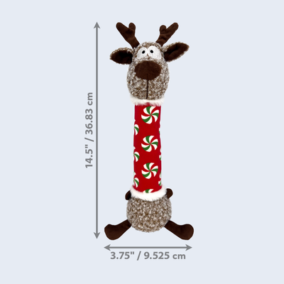 KONG Holiday Shakers Luvs Christmas Reindeer