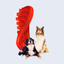 Pet + Me Silicon Brush - Red